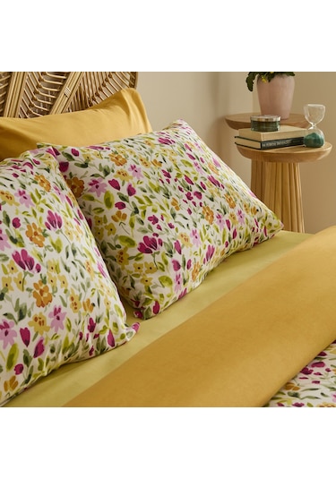 Sarah Anderson Bloomsy Çift Kişilik Nevresim Takımı Pembe Pembe