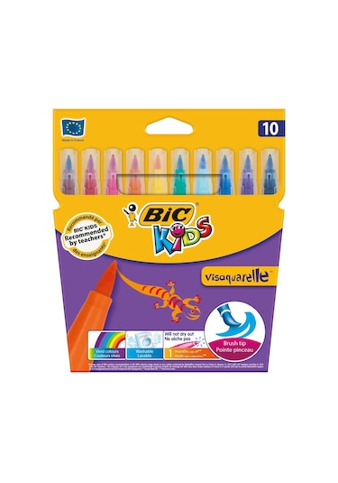 Bic Visaquarelle Keçe Uçlu Kalem 10'lu