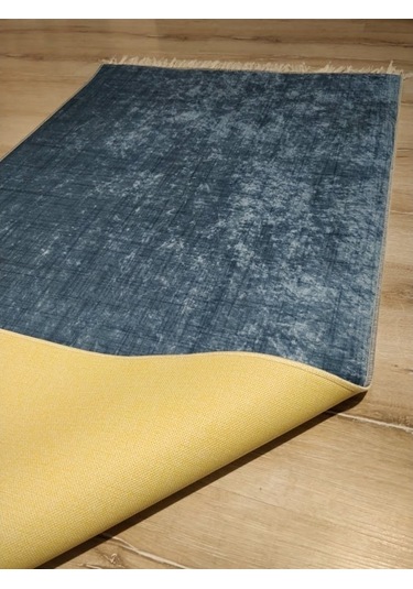 Yamalıhome Style K1003 Kırık Mavi 80X150 Cm Baskı Kilim