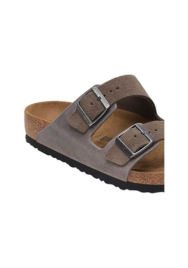 Birkenstock Arizona Vl Leoi Erkek Terliği 1029167-20089 Gri Gri