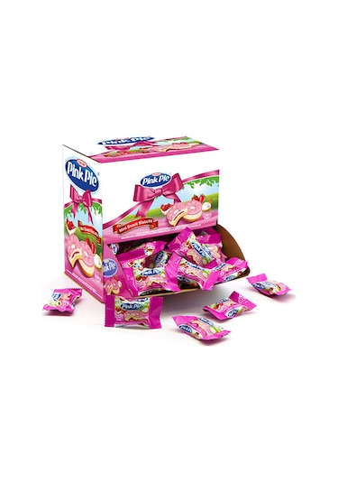 Tayaş Pink Pie Çilek Aromalı Krema Dolgulu Bisküvi 1 KG