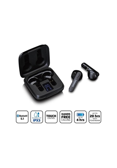 Lenco EPB-430BK TWS Mikrofonlu Kablosuz Bluetooth Kulaklık