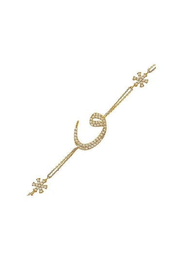 Bilezikhane Kar Tanesi Vav Bileklik 3,38 Gram 14 Ayar Altın Sarı Altın