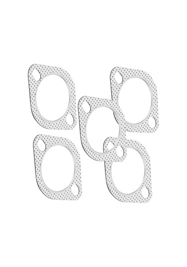 Konesam 5 Adet 2.5 İnç Galvanizli Akışkan Toplayıcı Flanş Yamağı, 2 Çivili, Grafit Kaplı, Anti-koroz, Araçlar İçin Eşleşir