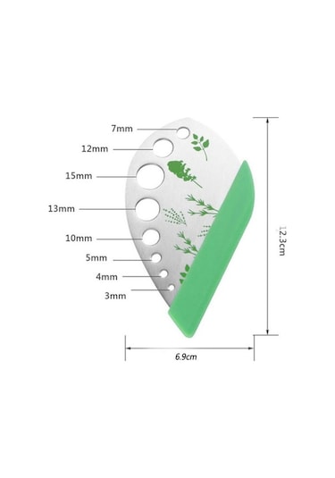 Yaratıcı 9 Delikli Vanilya Kesici, Paslanmaz Çelik Çok Amaçlı Vanilya Soyucu Diğer