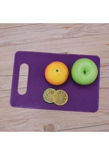 Mavi Mutfak Doğrama Kaymaz Kesme Bloğu Düz Renk Pişirme Plaka Tahtası Aracı