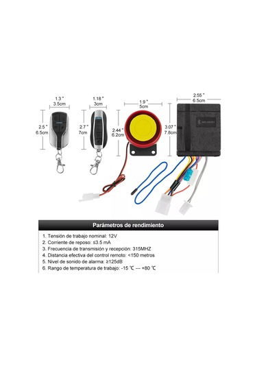 Mufunye Motosiklet Alarmı, Motosiklet Hırsızlık Önleme Cihazı, Araç Hırsızlık Önleme Güvenlik Cihazı, Tek An