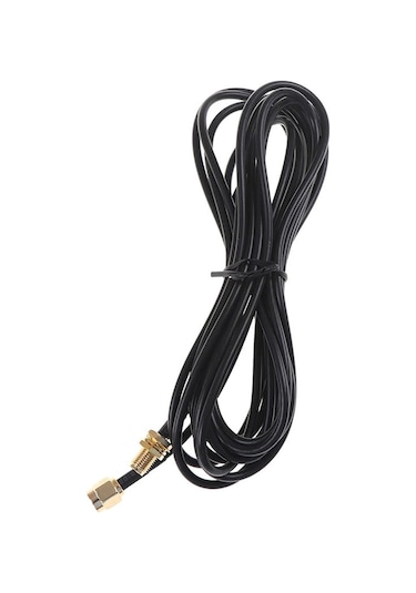 Rg174 50 Ohm Koaksiyel Sma Erkek Dişi 10 Metre Kablo Rf Sinyal Uzatma Kablosu 0-6ghz Koeksiyel