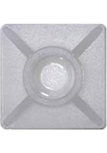 Gwest Yapışkanlı Kroşe 19mm x 19mm - Beyaz - 25 Adet