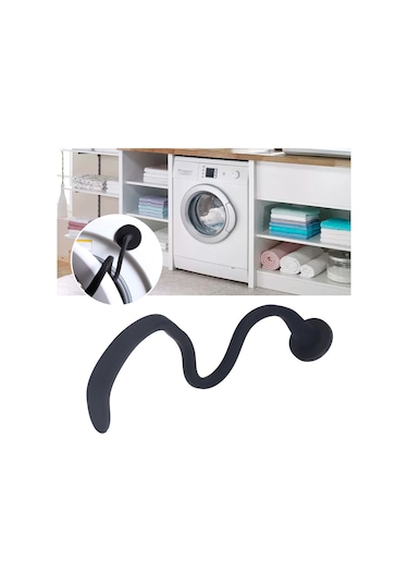 Dofolink Beyaz Manyetik Çamaşır Makinesi Kapak Açıcı, Esnek Alüminyum + Silikon Makyaj, Nem Ve Kalıntı Engeli, Tüm Ön Yüklemeli Makinelere Uygun 43mm Beyaz