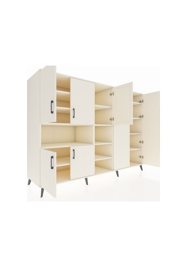 Kronos Dolap 13 Raflı 7 Kapaklı 220x59x163 Aytaşı-aytaşı Aytaşı-aytaşı