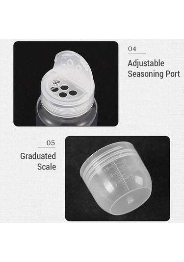 Novahub Yeşil Seyahat Baharat Seti: Çalkalayıcı Dispenseri, Kaplı Saklama Çantası Yeşil