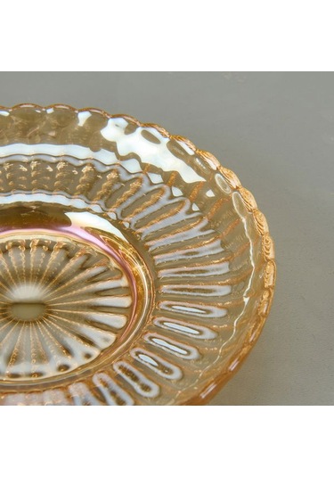 Evidea Kitchen Anafor 6'lı Çay Tabağı - Altın - 12 Cm Altın