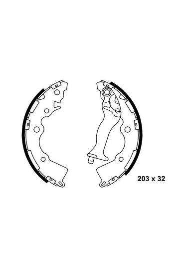 MANDO MLH15 KAMPANA BALATA ACCENT ERA 07-11 / RIO II 05- ABSSİZ