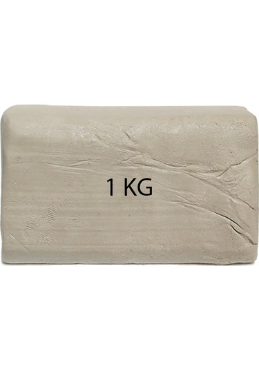 1 KG Beyaz Seramik Hamuru Doğal Kil Oyun Çamuru