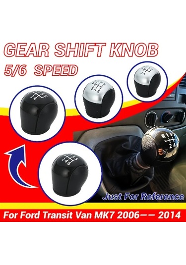 Xuweiwei Ford Transit Van Mk7 2006-2013 İçin Yüksek Kaliteli 5/6 Vites Manuel Vites Topuzu Black 5 Speed