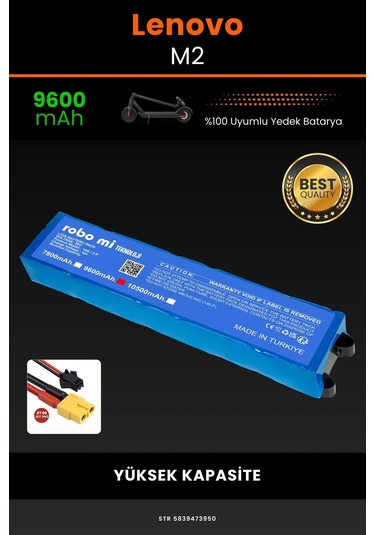 Lenovo M2 / 36v 9600mAh Elektrikli Scooter Bataryası
