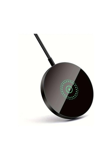 Motion003 Pdkuaı Manyetik Kablosuz Şarj Cihazı İphone Uyumlu 16 15 14 13 12 Siyah Hızlı Şarj Usb