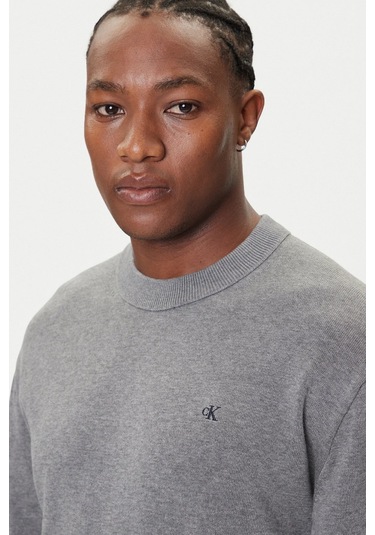 Calvin Klein Erkek Triko-lv04rc309g Gri