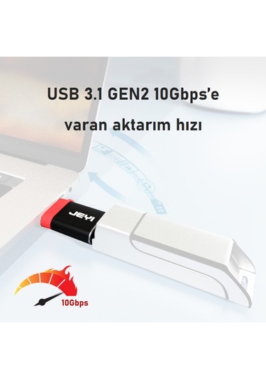 JEYI USB 3.1 Type-C (Erkek) to Type-A (Dişi) V2