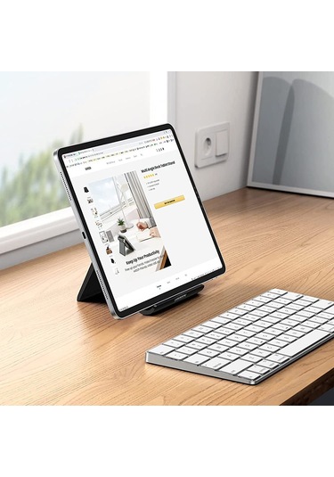 Cbtx Ugreen 50748 İpad Pro 11 İle Uyumlu Telefon Tutucu İpad Mini 6 Air İphone 13 Pro Max Galaxy S21 - Siyah