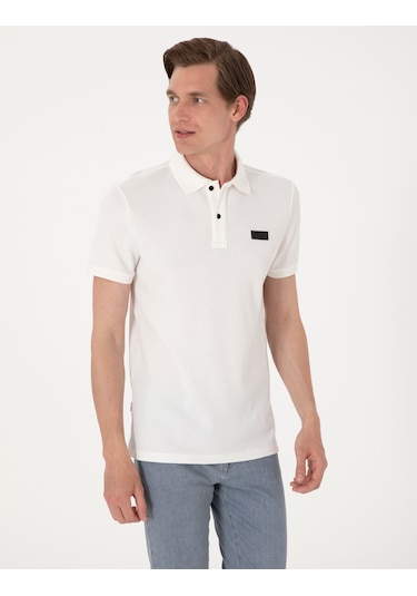 Pierre Cardin Erkek Beyaz Tişört 50309959-vr013 Beyaz