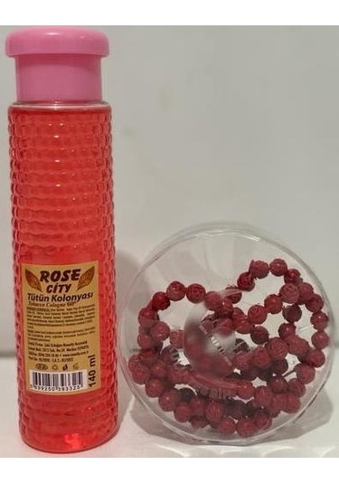 Rosecity 140Ml Tütün Kolonya Alana Gül Kokulu 99'lu Kırmızı Renkl