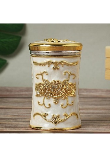 Novahub Kürdan Kutusu Avrupa Tarzı Büyük Kapasiteli Plastik Lüks Kürdan Organizatör Kutusu Masaüstü Dekor Ev İçin 6 Diğer