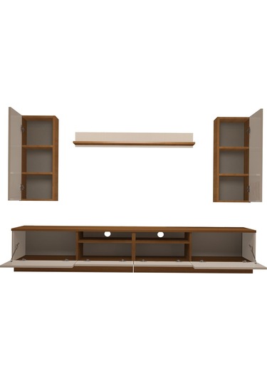 Decoraktiv Trendstyle 5220ds Slm Tv Ünitesi Tv Sehpası Ceviz - Beyaz