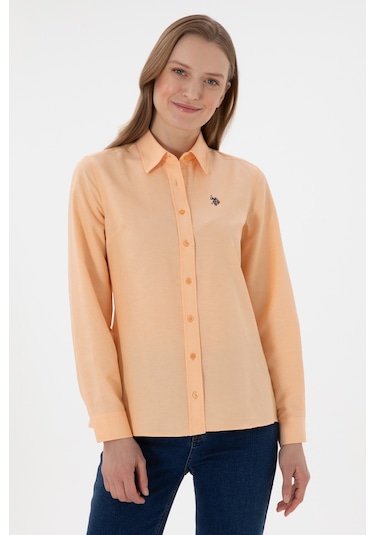 U.s. Polo Assn. Kadın Kavun Gömlek Basic 50307726-vr202 Kavun