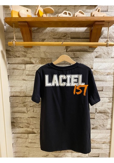 Laciel Paris İstanbul Baskılı Çocuk Tişört SIYAH