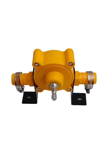 Chuangyinshop Portable Electric Drill Pump Orange Yellow Self Priming Water Transfer Pump 3 4 Hose Hand Drill Driven