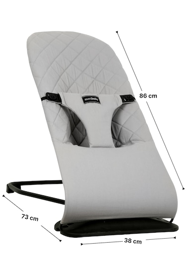 Merfbaby Oyuncaklı Ana Kucağı  - Taşıma Çantalı - Gri