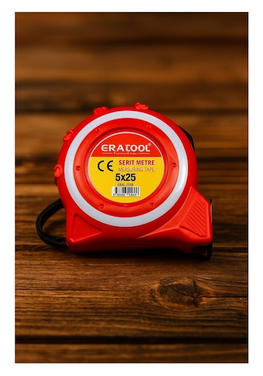 Eratool Çift Taraflı Şerit Metre 5x25 5 M