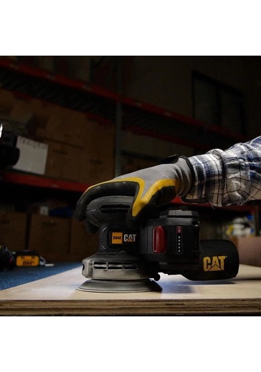 Cat Dx42b 18volt 125mm Profesyonel Devir Ayarlı Eksantrik Zımpara Akü Dahil Değildir