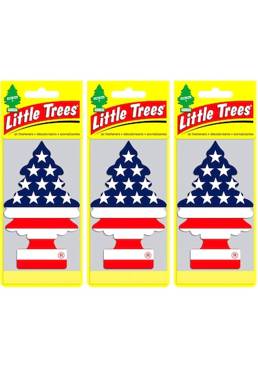 Little Trees Amerikan Bayraklı Vanilla Pride Oto Kokusu 3 Adet