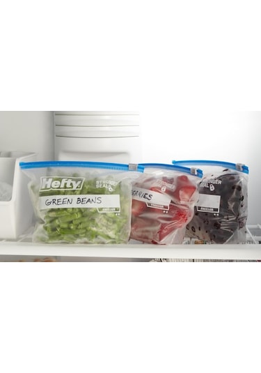 Hefty Tekrar Kullanılabilir Buzdolabı Poşeti 35 Adet 20.3 x 5 x 14.4 CM