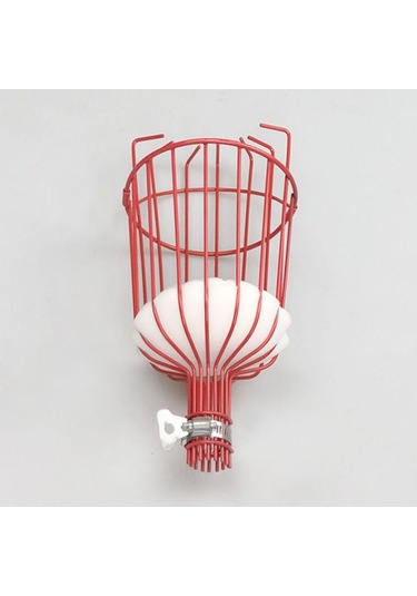 Homyl Meyve Toplama Sepeti Pratik Tutma Uzanma Aracı Kırmızı