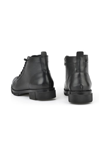 Ziya, Erkek Hakiki Deri Kürklü Bot 153999z001 Siyah 153999z001 000 Siyah