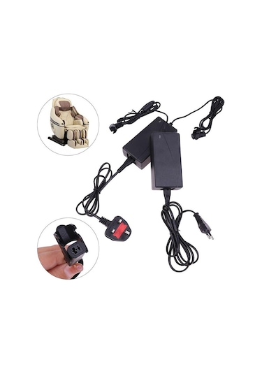 Elektrikli Recliner Kanepe İçin 29v 2a Ac/dc 2pin Adaptör Trafo Güç Kaynağı Eu
