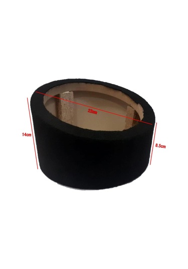BOŞ KABİN 20CM YÜKSELTME SİYAH MDF (2 ADET)