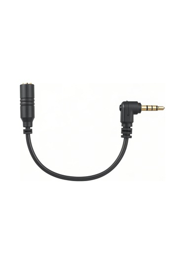 Honmex Docooler Ey-s04 Telefon Mikrofonu Adaptörü - Kamera Mikrofonunu Akıllı Telefonla Bağla, 3.5mm 3'lü-4'lü Çevirici Kablosu 13cm