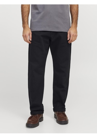 Jack & Jones Erkek Rdd 330 Relaxed Fit Jean - 12258856 Black Denim