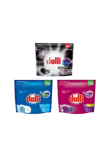 Dalli Kapsül Çamaşır Deterjanı Serisi 3'lü Set Set