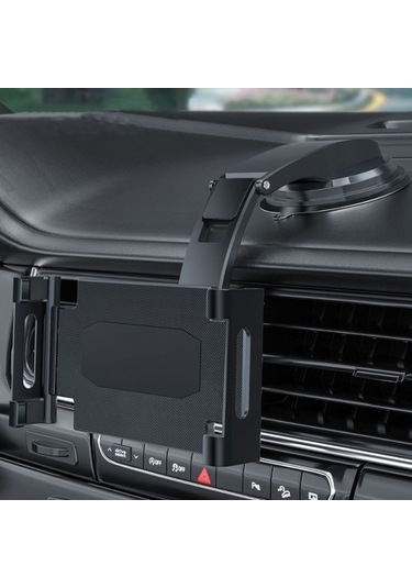 Besthome1 Çok Fonksiyonlu Araba Gösterge Paneli Vantuz Telefon Klipsi Katlanır Tutucu, Model: Ks06 + Sıradan Tepsi 1 Adet