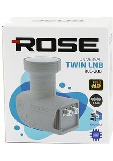 2li Uydu Lnb Unıversal Twın Full Hd - 3d - 0.1db Rle-200 5570