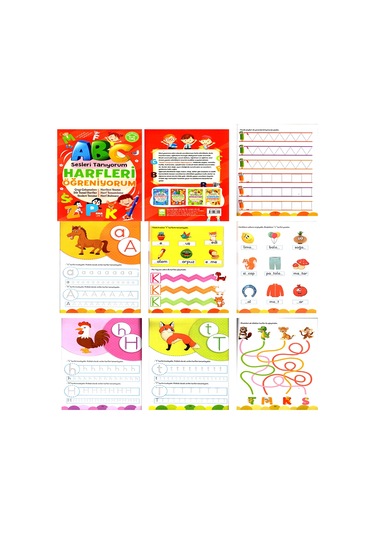 Harfleri Öğreniyorum Sesleri Tanıyorum Okul Öncesi Eğitim Kitap