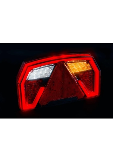 Frıstom 12v-30v Stop Lambası Neon Ledli 6 Fonksiyonlu 240 140 58 Mm E9 Sağ