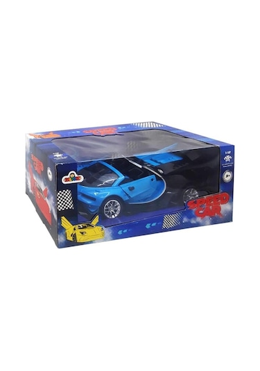 Galtoys 1:12 F/f Şarjlı Kapısı Açılan Mavi Bug. Coupe H338-18-b