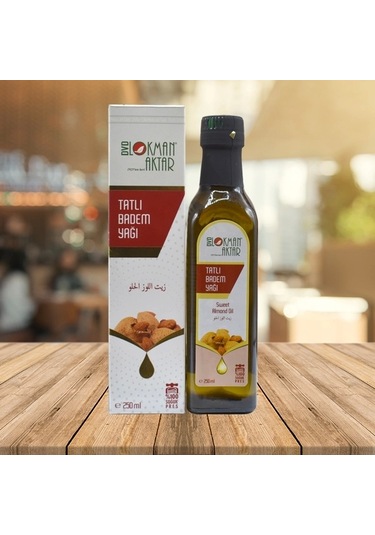 Tatlı Badem Yağı 250 Ml, Lokman Aktar 2 Adet 250 ML